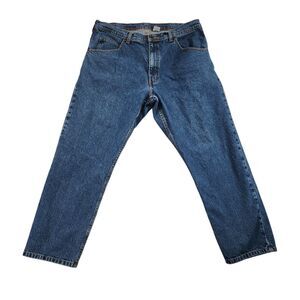 Key Blue Jean Denim Work Jeans Mens 38x30 Durable Heavy Weight Denim Pants